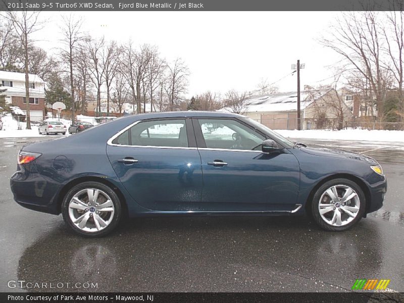 Fjord Blue Metallic / Jet Black 2011 Saab 9-5 Turbo6 XWD Sedan