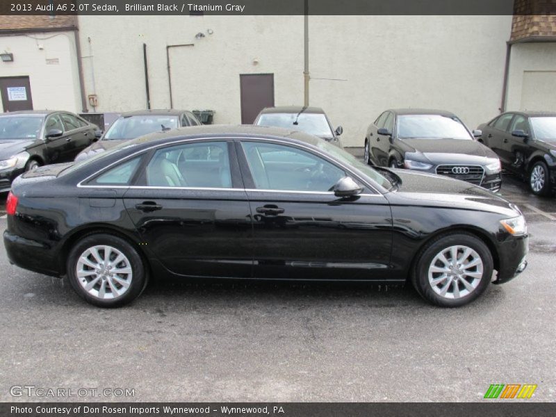 Brilliant Black / Titanium Gray 2013 Audi A6 2.0T Sedan