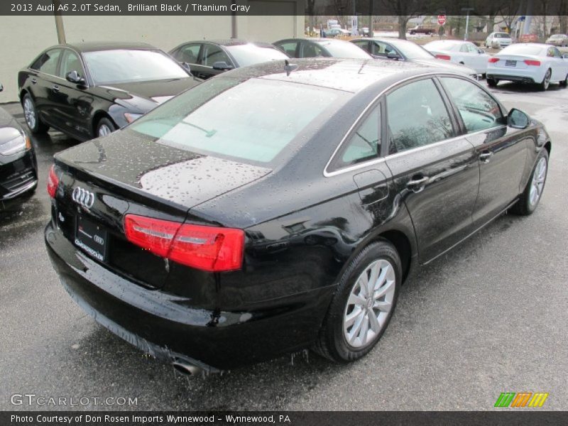 Brilliant Black / Titanium Gray 2013 Audi A6 2.0T Sedan