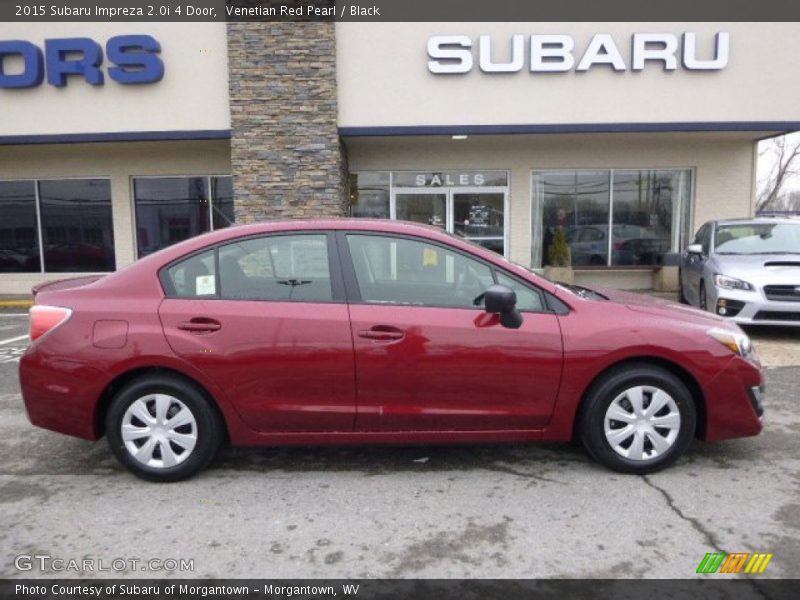 Venetian Red Pearl / Black 2015 Subaru Impreza 2.0i 4 Door