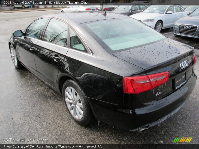 Brilliant Black / Titanium Gray 2013 Audi A6 2.0T Sedan