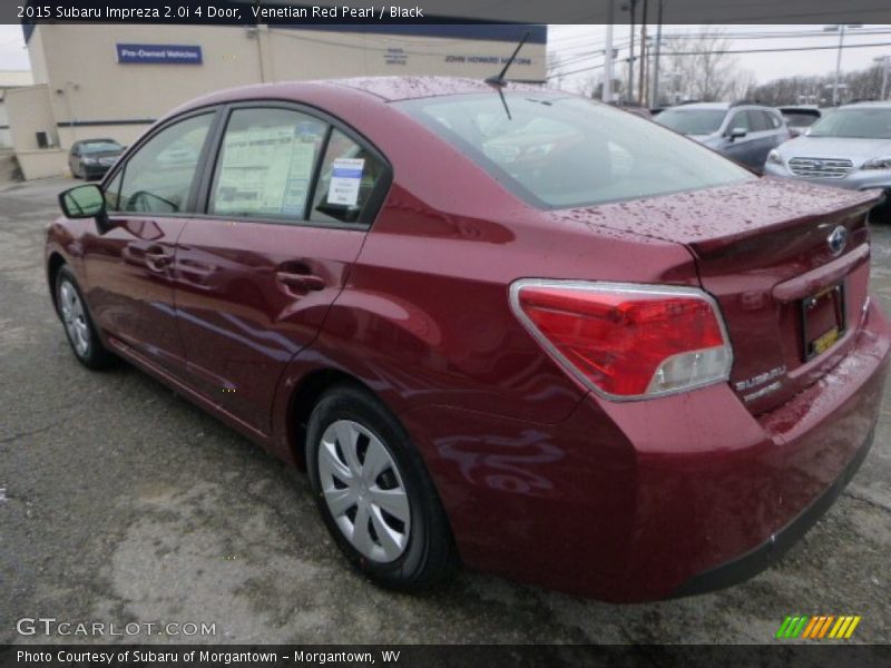 Venetian Red Pearl / Black 2015 Subaru Impreza 2.0i 4 Door