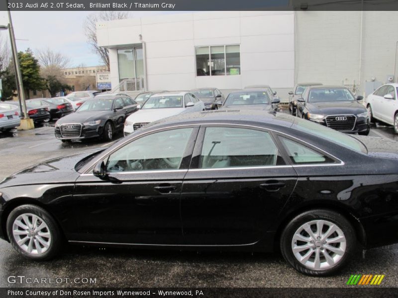 Brilliant Black / Titanium Gray 2013 Audi A6 2.0T Sedan