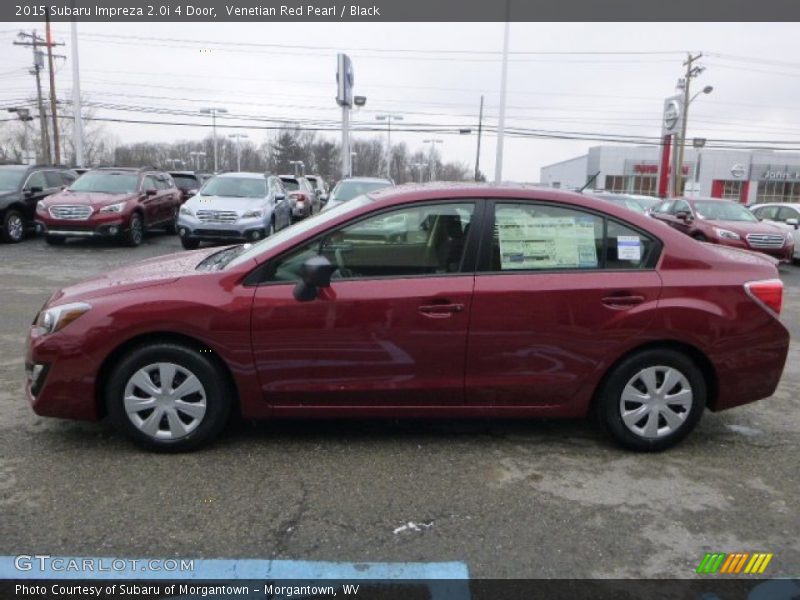 Venetian Red Pearl / Black 2015 Subaru Impreza 2.0i 4 Door