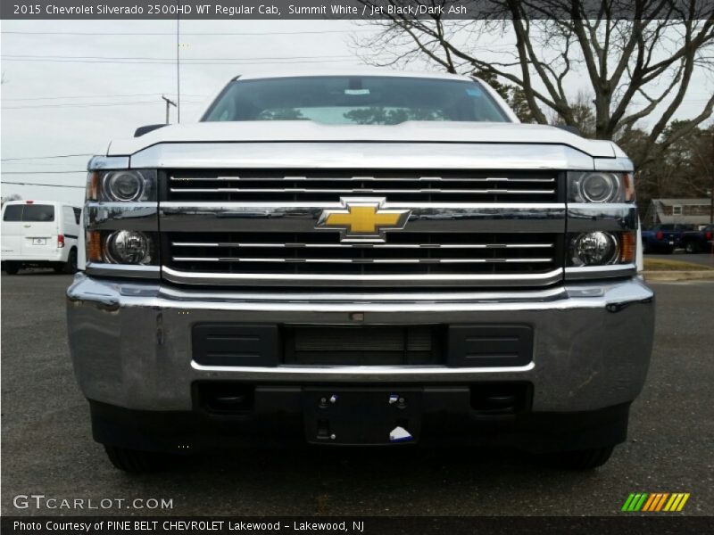 Summit White / Jet Black/Dark Ash 2015 Chevrolet Silverado 2500HD WT Regular Cab