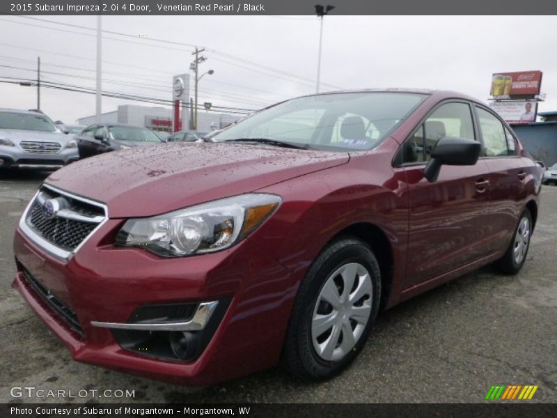 Venetian Red Pearl / Black 2015 Subaru Impreza 2.0i 4 Door