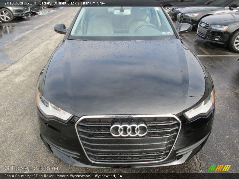 Brilliant Black / Titanium Gray 2013 Audi A6 2.0T Sedan