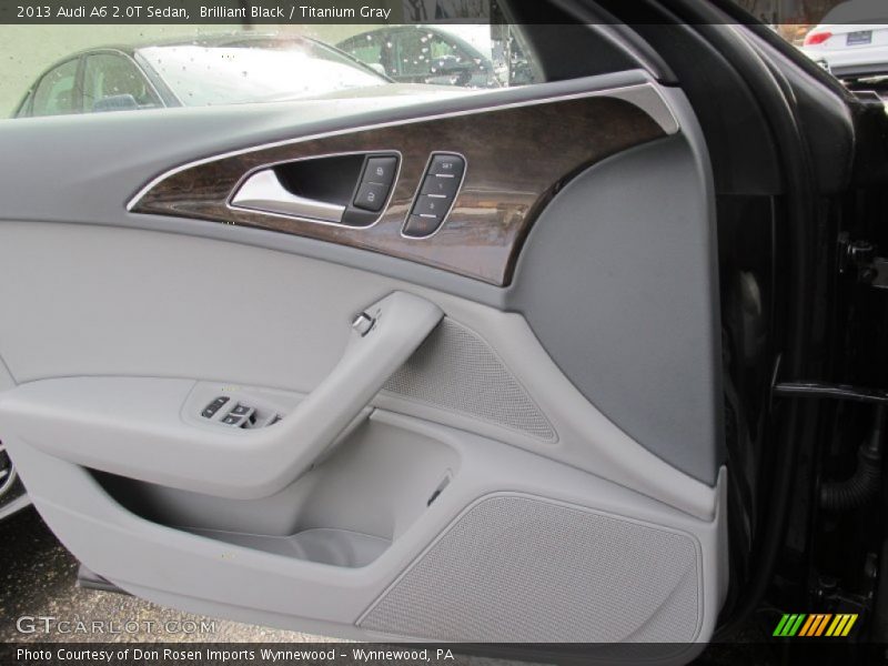 Brilliant Black / Titanium Gray 2013 Audi A6 2.0T Sedan