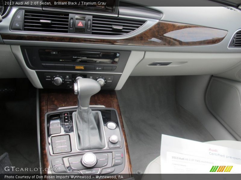Brilliant Black / Titanium Gray 2013 Audi A6 2.0T Sedan