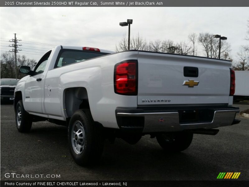 Summit White / Jet Black/Dark Ash 2015 Chevrolet Silverado 2500HD WT Regular Cab