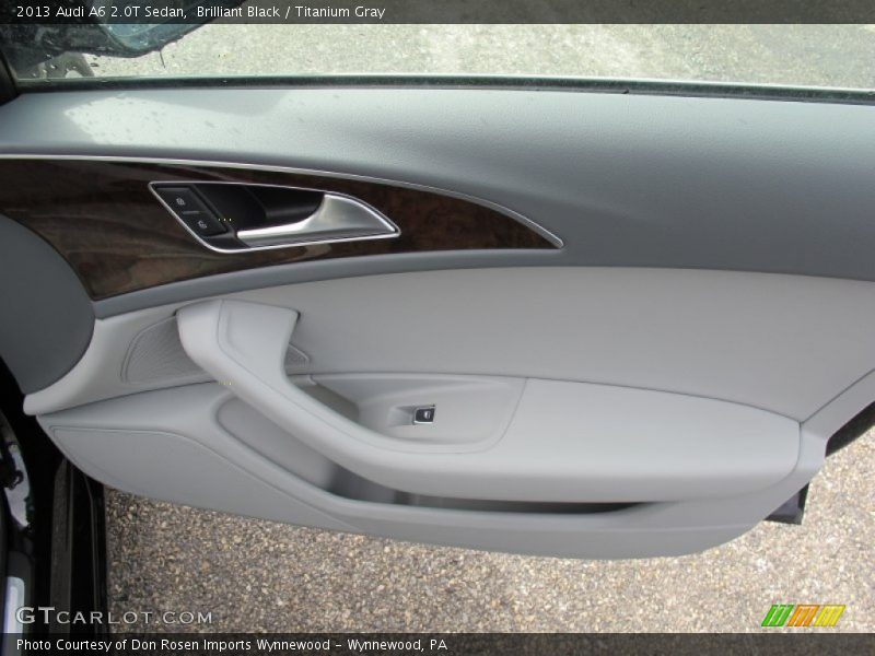 Brilliant Black / Titanium Gray 2013 Audi A6 2.0T Sedan