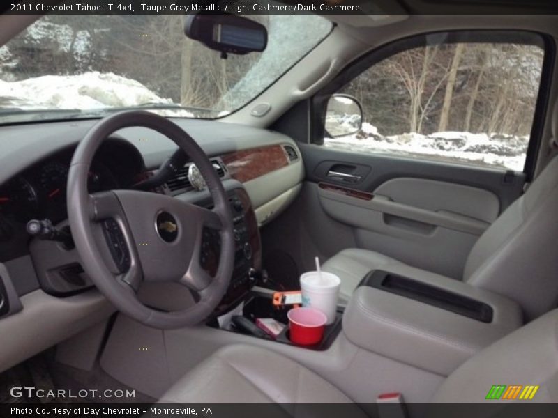 Taupe Gray Metallic / Light Cashmere/Dark Cashmere 2011 Chevrolet Tahoe LT 4x4