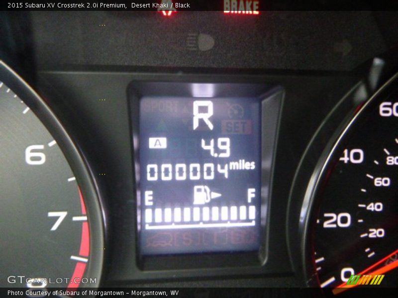 Desert Khaki / Black 2015 Subaru XV Crosstrek 2.0i Premium