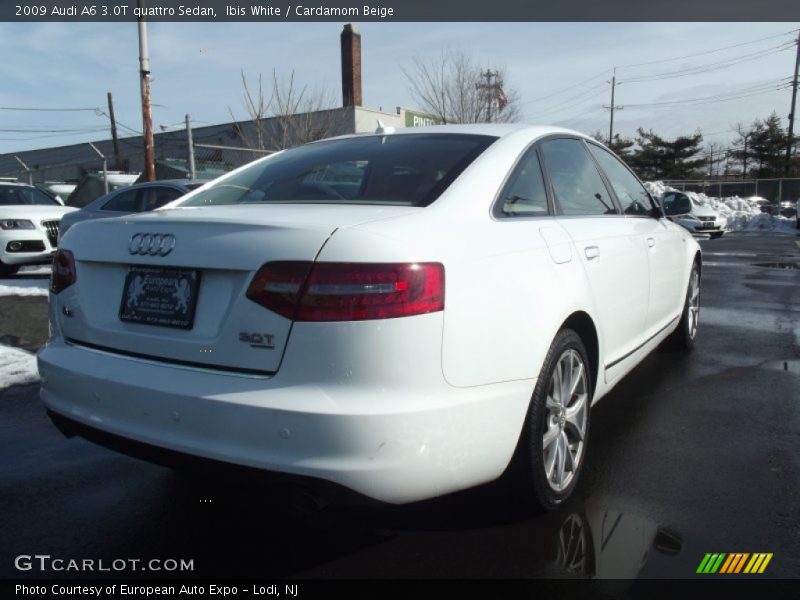 Ibis White / Cardamom Beige 2009 Audi A6 3.0T quattro Sedan