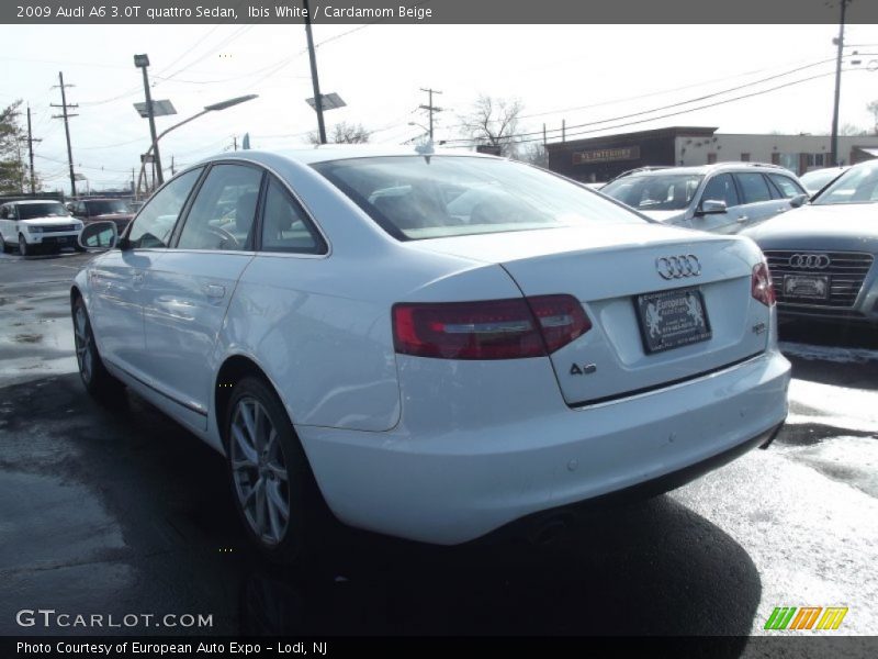 Ibis White / Cardamom Beige 2009 Audi A6 3.0T quattro Sedan