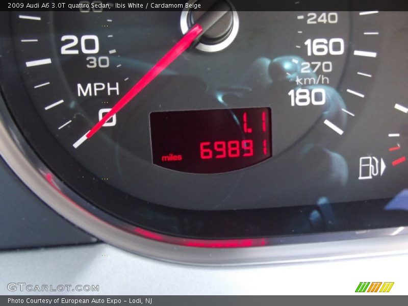 Ibis White / Cardamom Beige 2009 Audi A6 3.0T quattro Sedan