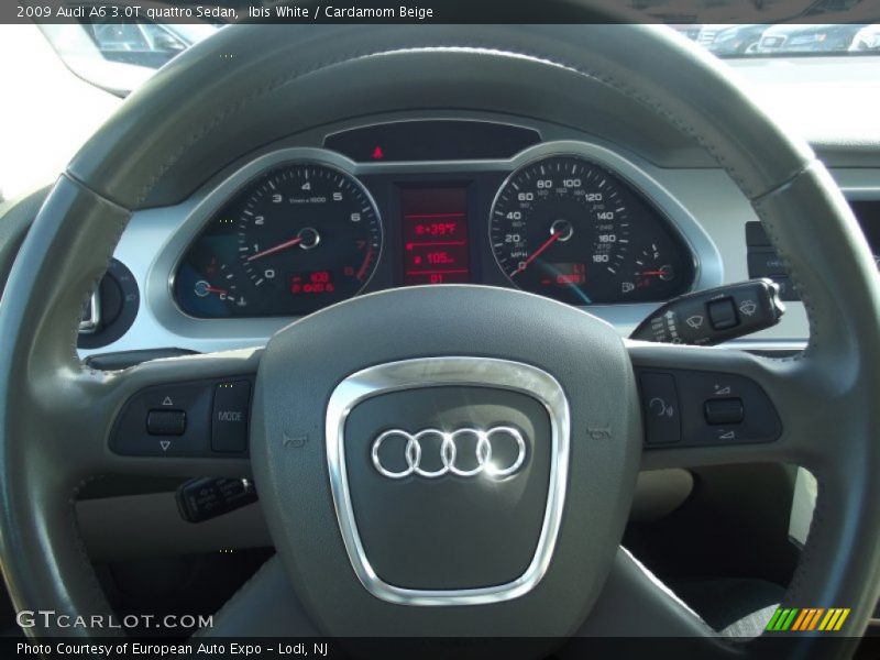 Ibis White / Cardamom Beige 2009 Audi A6 3.0T quattro Sedan