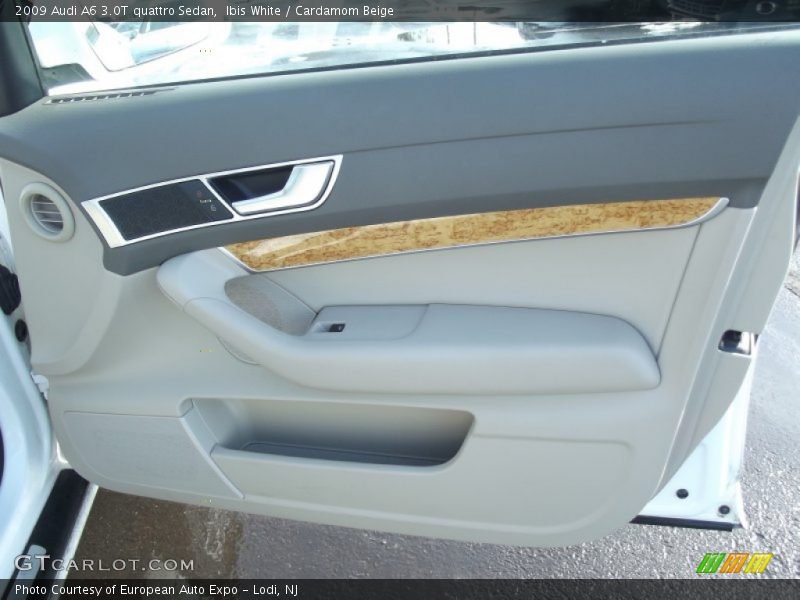 Ibis White / Cardamom Beige 2009 Audi A6 3.0T quattro Sedan