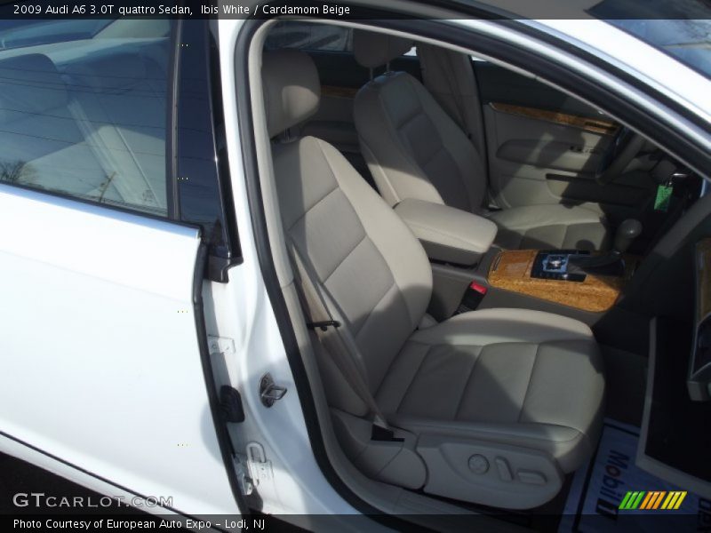 Ibis White / Cardamom Beige 2009 Audi A6 3.0T quattro Sedan