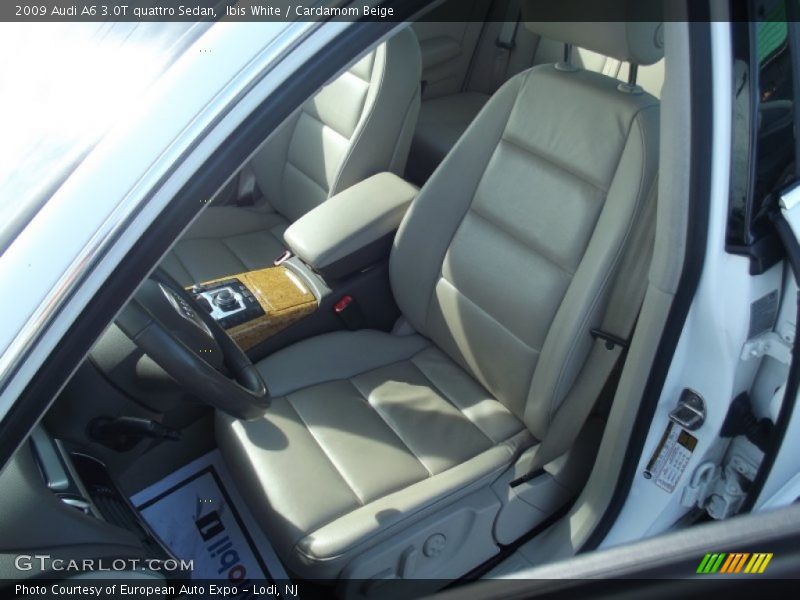 Ibis White / Cardamom Beige 2009 Audi A6 3.0T quattro Sedan