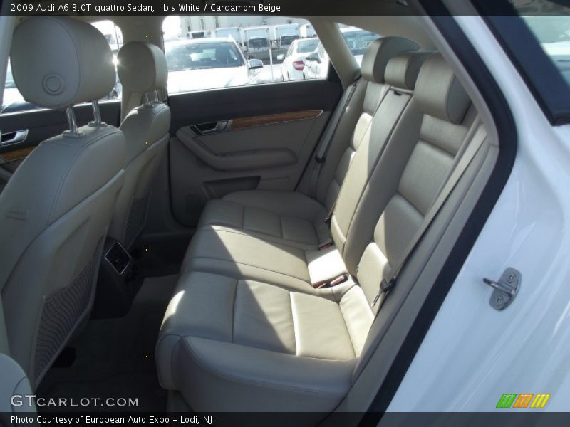 Ibis White / Cardamom Beige 2009 Audi A6 3.0T quattro Sedan