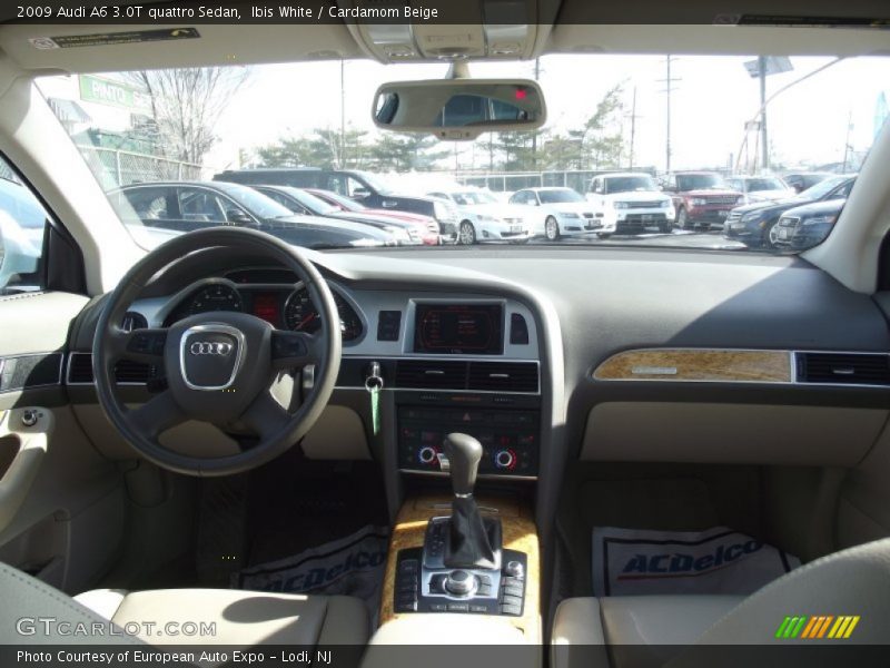 Ibis White / Cardamom Beige 2009 Audi A6 3.0T quattro Sedan