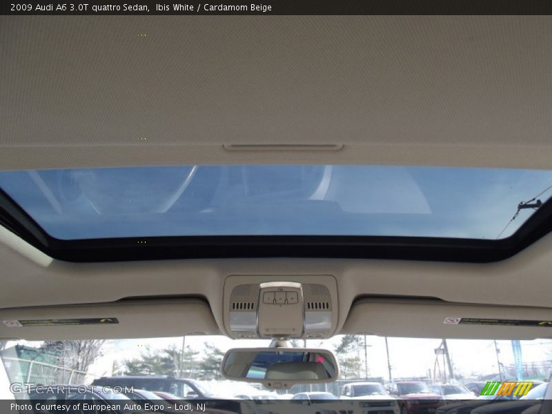 Ibis White / Cardamom Beige 2009 Audi A6 3.0T quattro Sedan