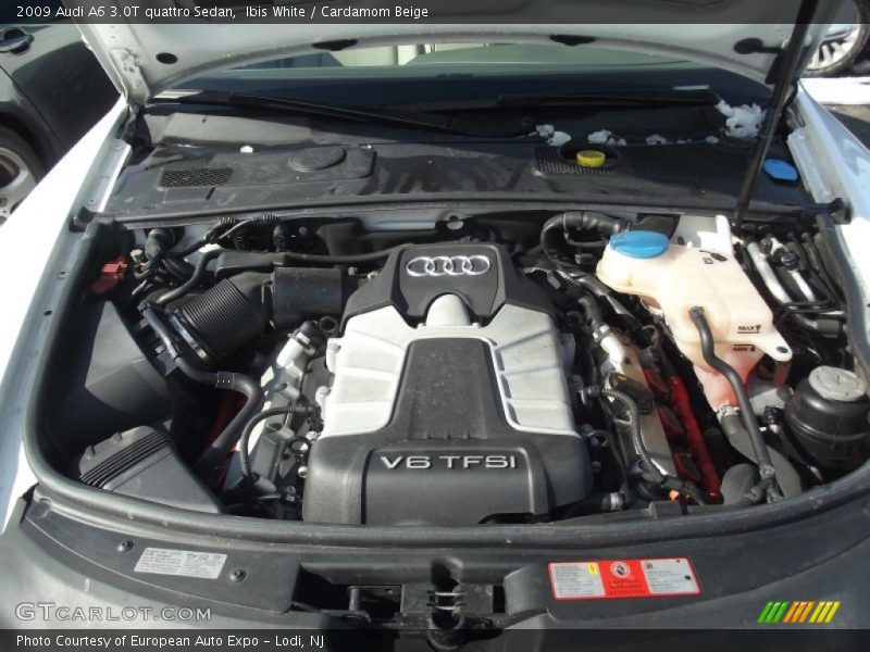Ibis White / Cardamom Beige 2009 Audi A6 3.0T quattro Sedan