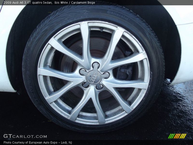Ibis White / Cardamom Beige 2009 Audi A6 3.0T quattro Sedan