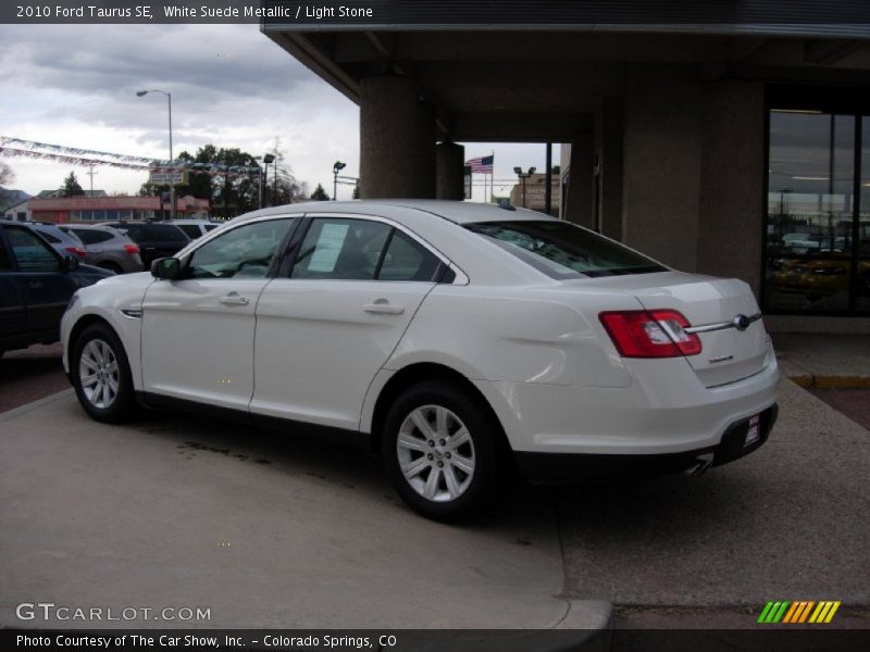 White Suede Metallic / Light Stone 2010 Ford Taurus SE