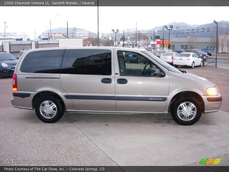 Sandrift Metallic / Neutral 2000 Chevrolet Venture LS