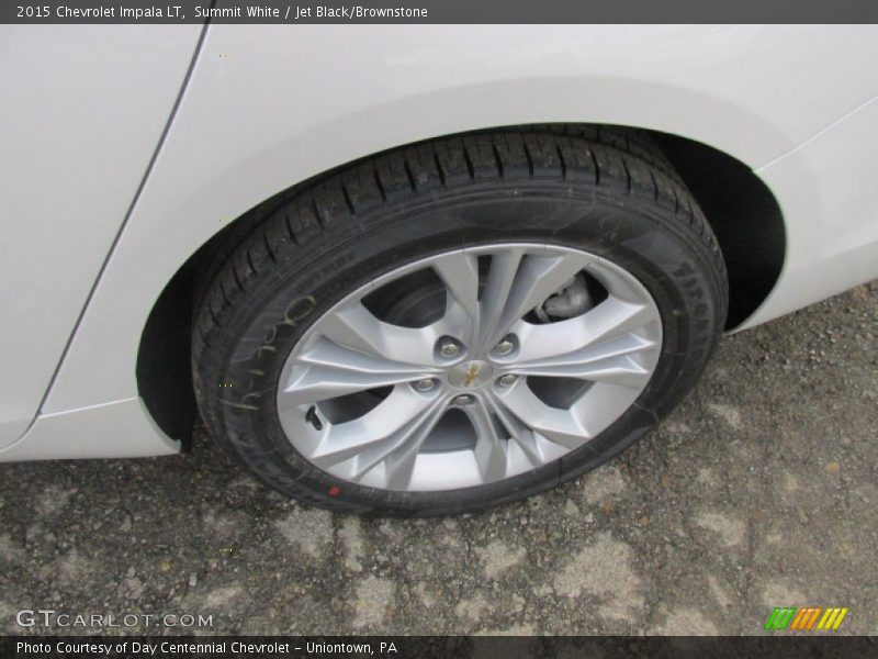 Summit White / Jet Black/Brownstone 2015 Chevrolet Impala LT