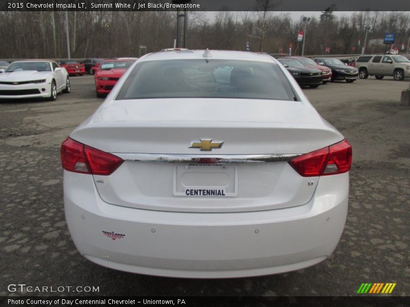Summit White / Jet Black/Brownstone 2015 Chevrolet Impala LT