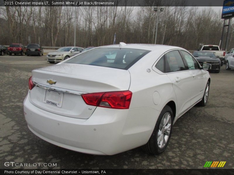 Summit White / Jet Black/Brownstone 2015 Chevrolet Impala LT
