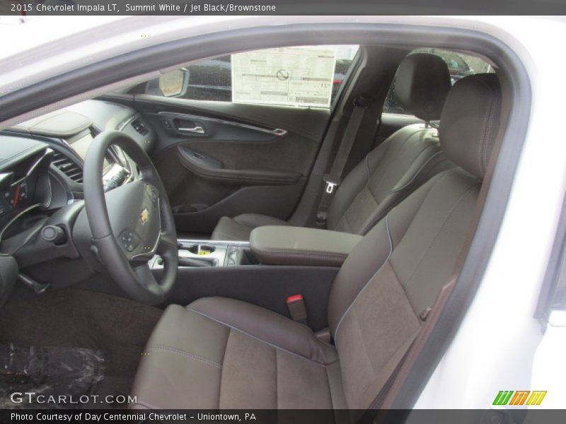 Summit White / Jet Black/Brownstone 2015 Chevrolet Impala LT