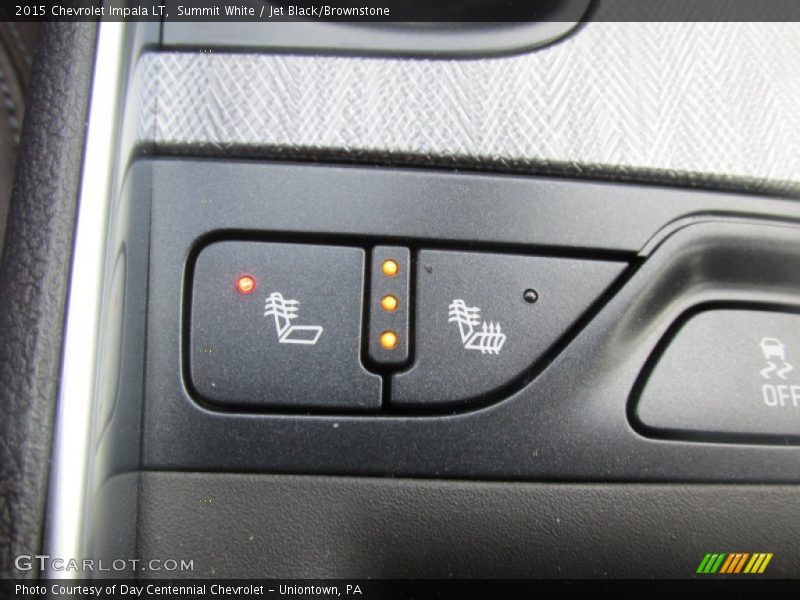 Summit White / Jet Black/Brownstone 2015 Chevrolet Impala LT