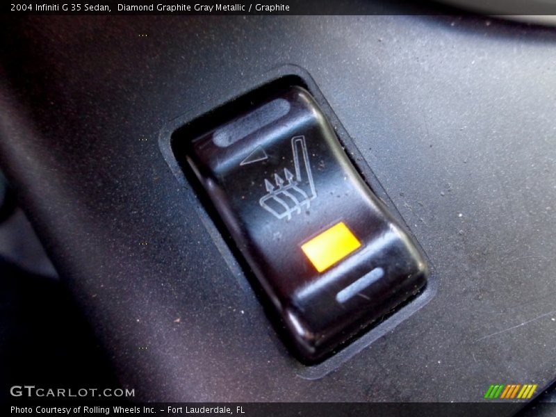 Diamond Graphite Gray Metallic / Graphite 2004 Infiniti G 35 Sedan