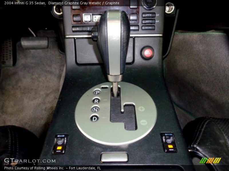 Diamond Graphite Gray Metallic / Graphite 2004 Infiniti G 35 Sedan