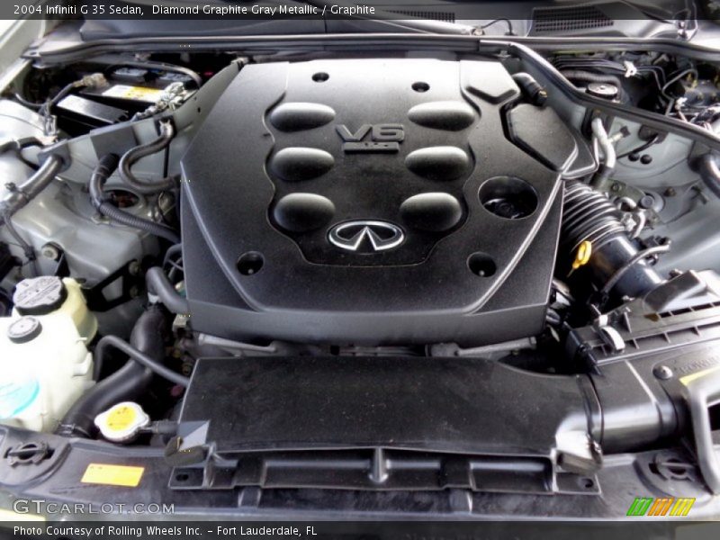 Diamond Graphite Gray Metallic / Graphite 2004 Infiniti G 35 Sedan