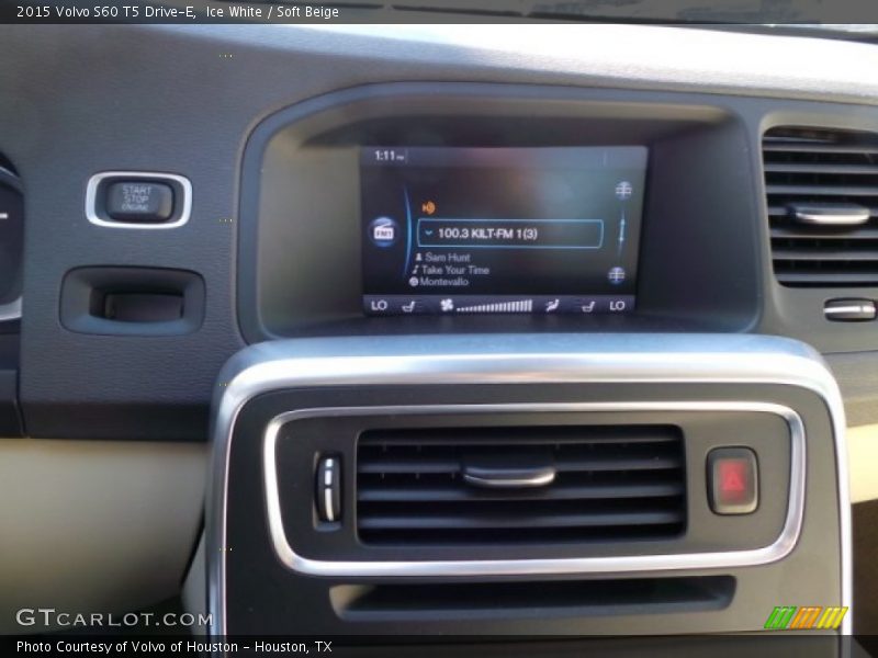Ice White / Soft Beige 2015 Volvo S60 T5 Drive-E