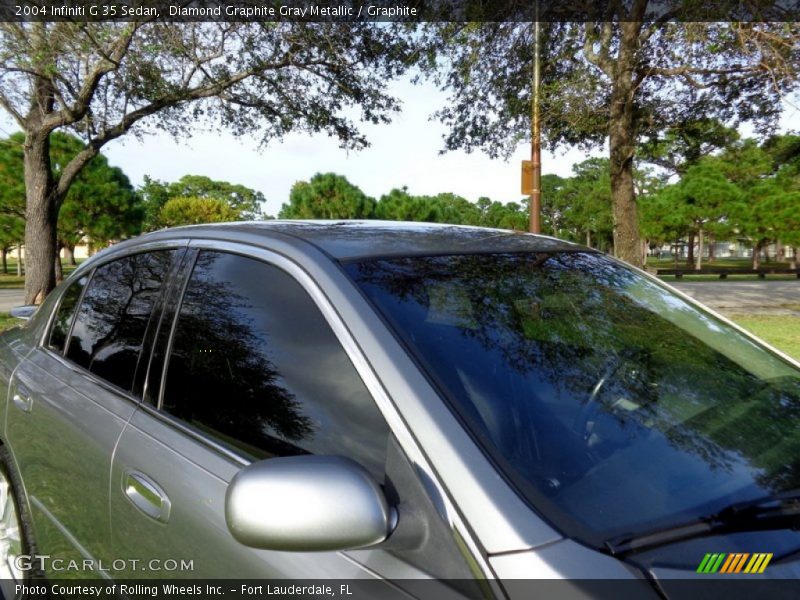 Diamond Graphite Gray Metallic / Graphite 2004 Infiniti G 35 Sedan