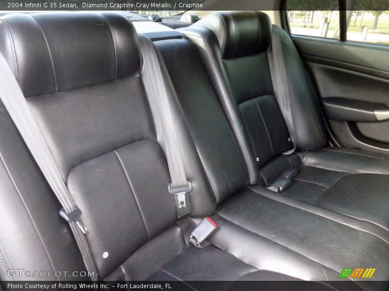 Diamond Graphite Gray Metallic / Graphite 2004 Infiniti G 35 Sedan