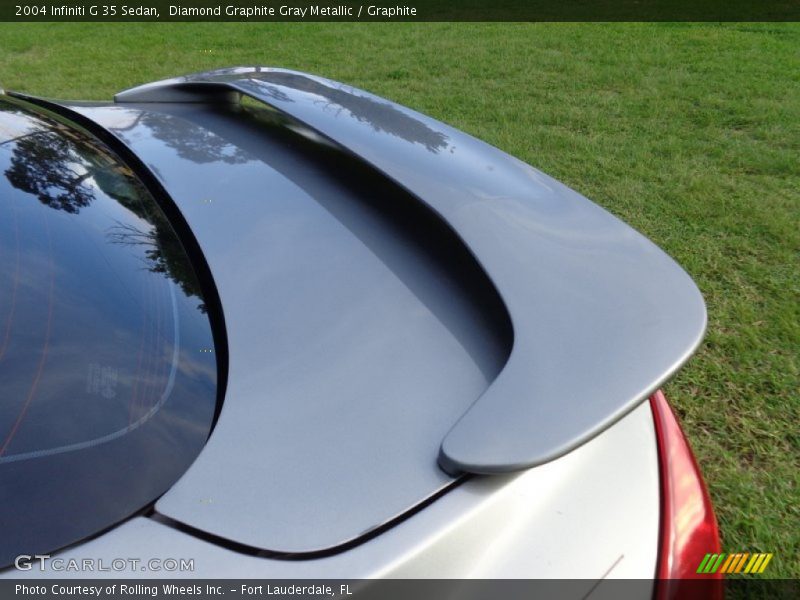 Diamond Graphite Gray Metallic / Graphite 2004 Infiniti G 35 Sedan