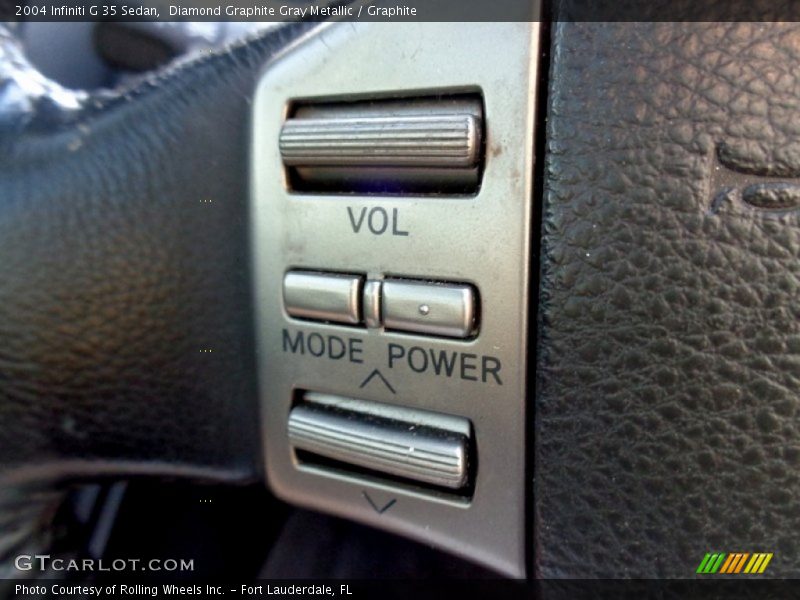 Diamond Graphite Gray Metallic / Graphite 2004 Infiniti G 35 Sedan