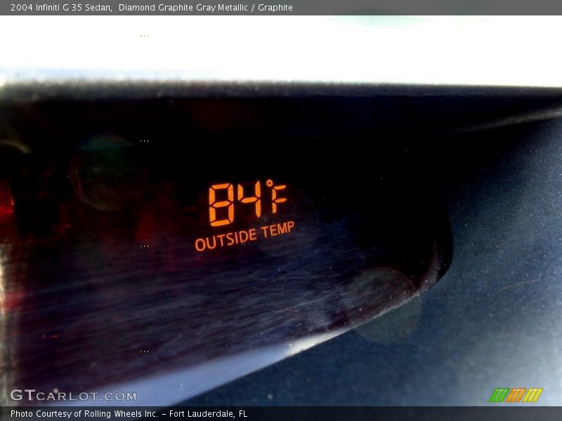Diamond Graphite Gray Metallic / Graphite 2004 Infiniti G 35 Sedan