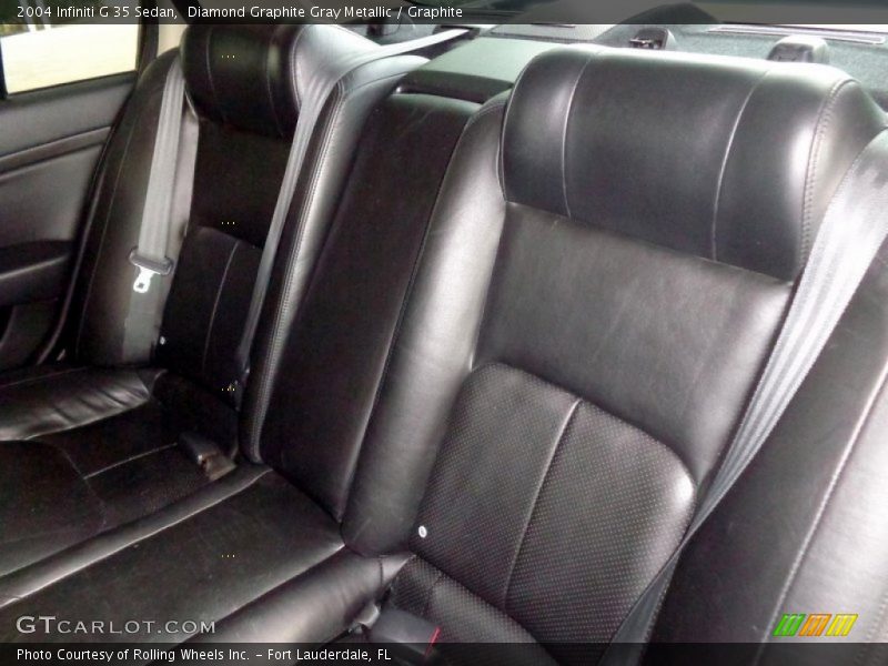 Diamond Graphite Gray Metallic / Graphite 2004 Infiniti G 35 Sedan