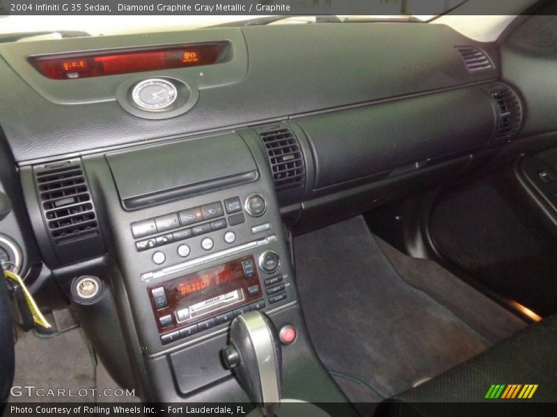 Diamond Graphite Gray Metallic / Graphite 2004 Infiniti G 35 Sedan