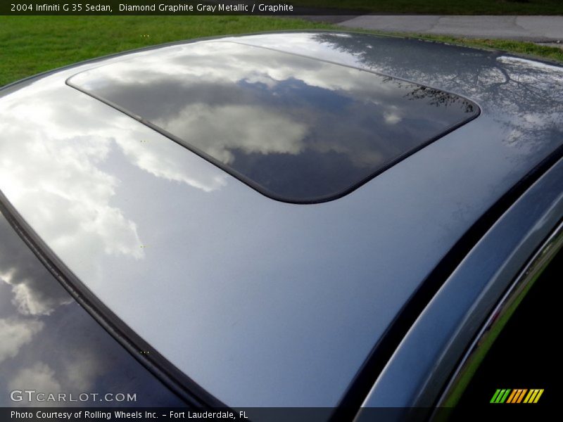 Diamond Graphite Gray Metallic / Graphite 2004 Infiniti G 35 Sedan