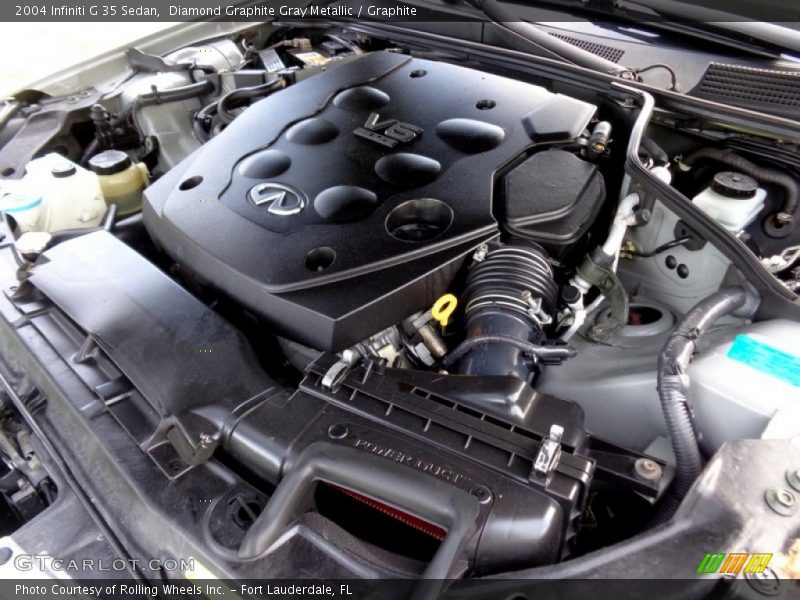 Diamond Graphite Gray Metallic / Graphite 2004 Infiniti G 35 Sedan