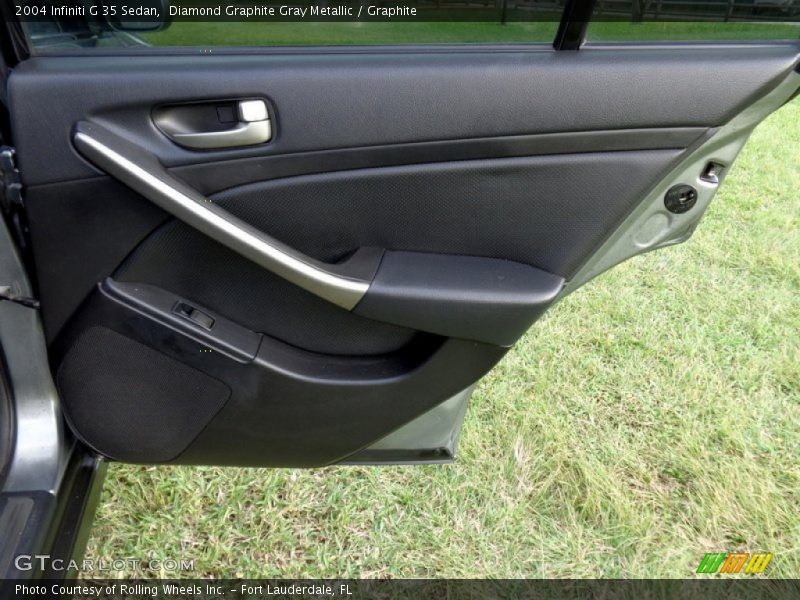 Diamond Graphite Gray Metallic / Graphite 2004 Infiniti G 35 Sedan